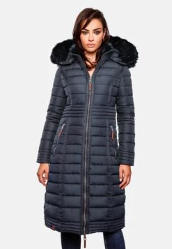 Navahoo Wintermantels Wintermantel Umay Dames Nachtblauw -Navahoo Mode Exporteren Winkel 0080cfd2f25b3b4a1442ffd23102db21