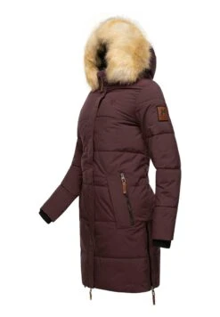 Navahoo Halina - Winterjas - Dark Red Melange -Navahoo Mode Exporteren Winkel 00fe7beee6414a028b34fb760d000fb7