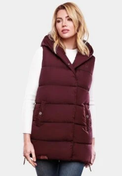 Navahoo Bodywarmers Bodywarmer Madilynaa Dames Bordeaux -Navahoo Mode Exporteren Winkel 032343f5e8b9ab9c480a7e4a27e0b3bd