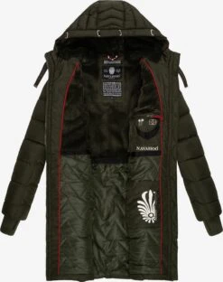 Navahoo Wintermantels Wintermantel Alpenveilchen Dames Olijfgroen -Navahoo Mode Exporteren Winkel 03a3d5408f2ec8c8376ad106bbb44394
