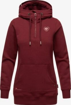 Navahoo Hoodies Sweatshirt Zauberelfe Dames Bordeaux
