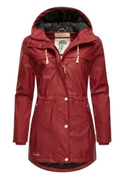 Navahoo Rainy Forest - Regenjas - Blood Red -Navahoo Mode Exporteren Winkel 082c61685525469d8ddcd65f6a382781