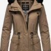 Navahoo Parkas Winterparka Dames Lichtbruin