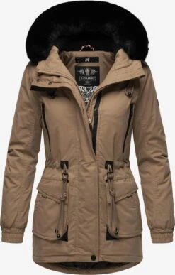 Navahoo Parkas Winterparka Dames Lichtbruin