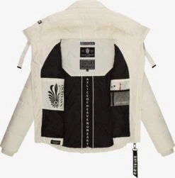 Navahoo Winterjassen Winterjas Amayaa Dames Wit -Navahoo Mode Exporteren Winkel 14c195cdd2cecdfd442e4f6ff23e68be