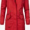 Navahoo Parkas Winterparka Kin-Joo Dames Vuurrood