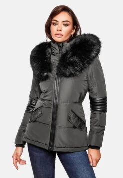 Navahoo Winterjassen Winterjas Nirvana Dames Donkergrijs -Navahoo Mode Exporteren Winkel 16d592f0e23d91d28704f8a14df31a1f