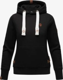Navahoo Hoodies Sweatshirt Damlaa Dames Zwart