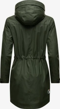 Navahoo Regenmantels Tussenmantel Deike Dames Olijfgroen -Navahoo Mode Exporteren Winkel 1d677dc78da830a7b22fd55a367012b9