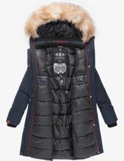 Navahoo Wintermantels Wintermantel Halina Dames Navy -Navahoo Mode Exporteren Winkel 1e9a7c22856eba3aa7f346650af0102d
