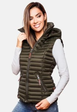 Navahoo Bodywarmers Bodywarmer Shadaa Dames Kaki -Navahoo Mode Exporteren Winkel 222b65395b3b3087c510df5078fe8648