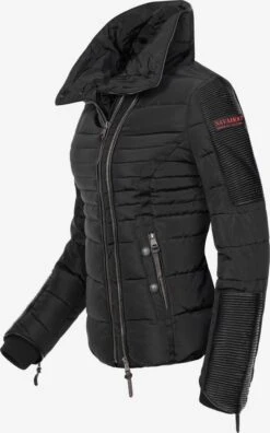 Navahoo Winterjassen Winterjas Yuki Dames Zwart -Navahoo Mode Exporteren Winkel 2254f0e8ef77a553bc5f859babfa1798