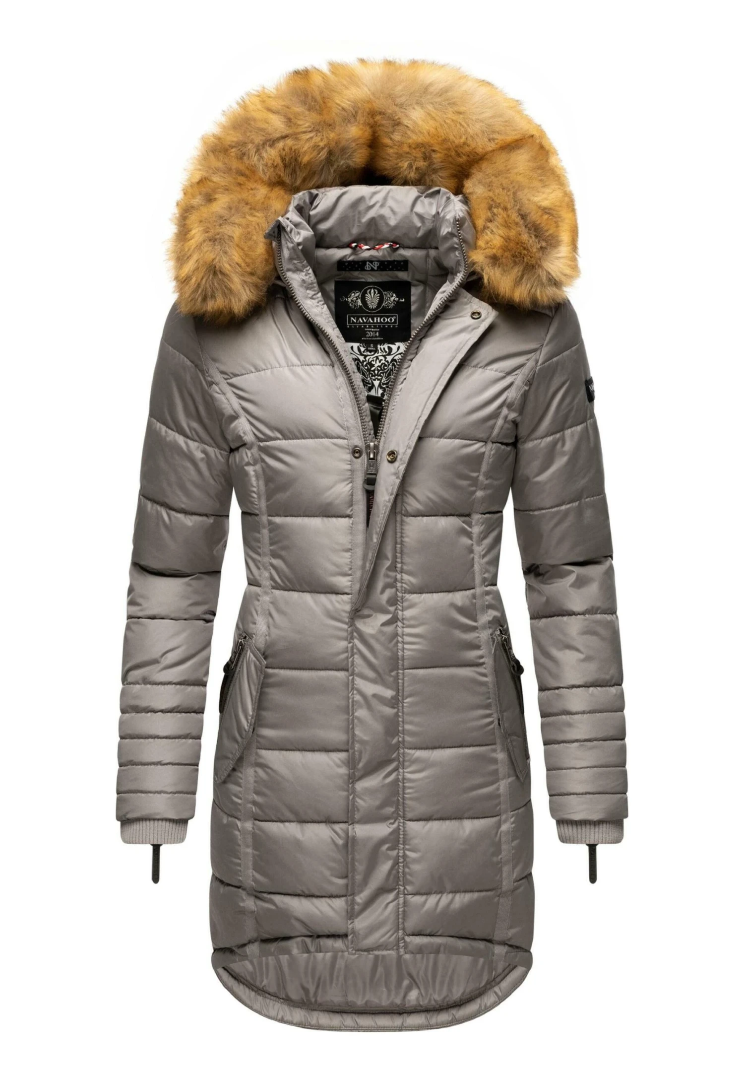 Navahoo Papaya - Winterjas - Zinc Grey 1 Navahoo Papaya - Winterjas - Zinc Grey