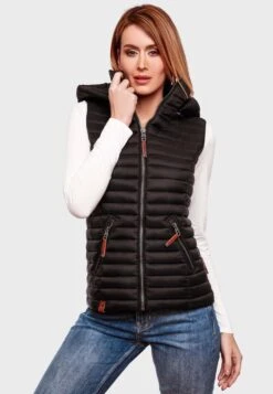 Navahoo Bodywarmers Bodywarmer Shadaa Dames Zwart -Navahoo Mode Exporteren Winkel 23f6b2ab52cc60a4111b2a1c48ba70e3