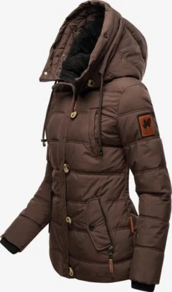 Navahoo Winterjassen Winterjas Zoja Dames Bruin -Navahoo Mode Exporteren Winkel 2403474c0ac347cbc7803318fc3597ab