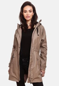 Navahoo Rainy Flower - Parka - Taupe -Navahoo Mode Exporteren Winkel 241bce4f388a44cd916a2355b73f7147