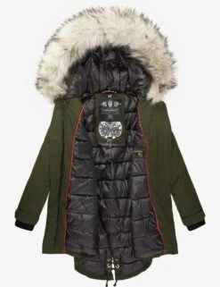 Navahoo Parkas Winterparka Dames Groen -Navahoo Mode Exporteren Winkel 249ab5e2eabba7f12438816960e49e55