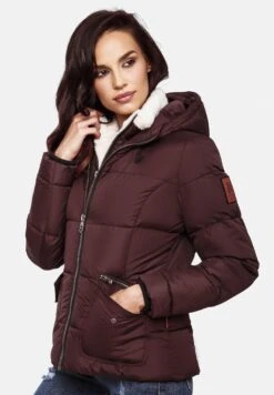Navahoo Megan - Winterjas - Dark Red Melange -Navahoo Mode Exporteren Winkel 24d0f4367c41411c830518c7038d5da8