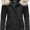 Navahoo Parkas Winterparka Dames Zwart