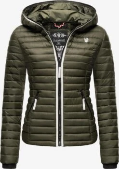 Navahoo Tussenjassen Tussenjas Kimuk Dames Olijfgroen