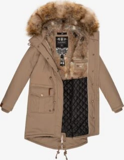 Navahoo Parkas Winterparka Rosinchen Dames Lichtbruin -Navahoo Mode Exporteren Winkel 2bd785797a68bb3b8c810f19d84a8564