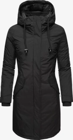 Navahoo Wintermantels Wintermantel Dames Zwart