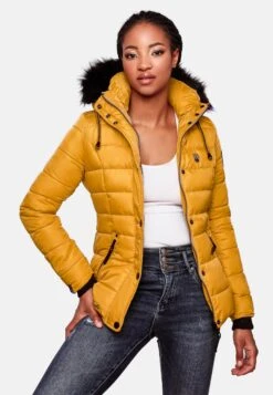 Navahoo Winterjassen Winterjas Zuckerbiene Dames Geel -Navahoo Mode Exporteren Winkel 2ddccebf7a0243bfb564754bc089be16