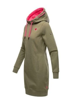 Navahoo Jurk - Dusty Olive Melange -Navahoo Mode Exporteren Winkel 2f177a65c6a14fbf935af703b3aaabbd