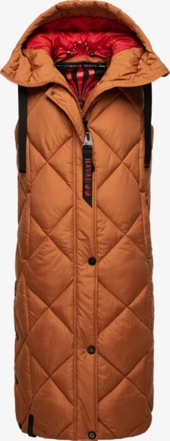 Navahoo Bodywarmers Bodywarmer Schnuckel Dames Cognac -Navahoo Mode Exporteren Winkel 300b13b515ae6bc221991abf29c913da