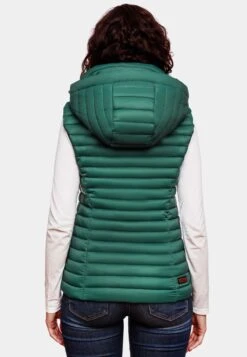 Navahoo Bodywarmers Bodywarmer Shadaa Dames Donkergroen -Navahoo Mode Exporteren Winkel 3175f0609db13013bac7c2e3dd1f269d