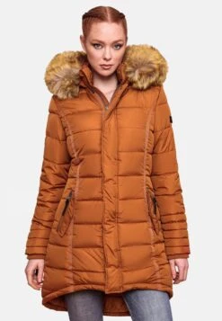 Navahoo Wintermantels Wintermantel Papaya Dames Cognac -Navahoo Mode Exporteren Winkel 31df4fb03ab46f3069ecf3b6f236613f