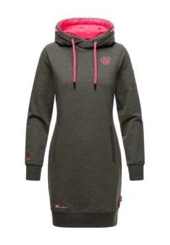 Navahoo Jurk - Dark Grey Melange -Navahoo Mode Exporteren Winkel 335c921d2f6f43899ab0e1d4f04e2291