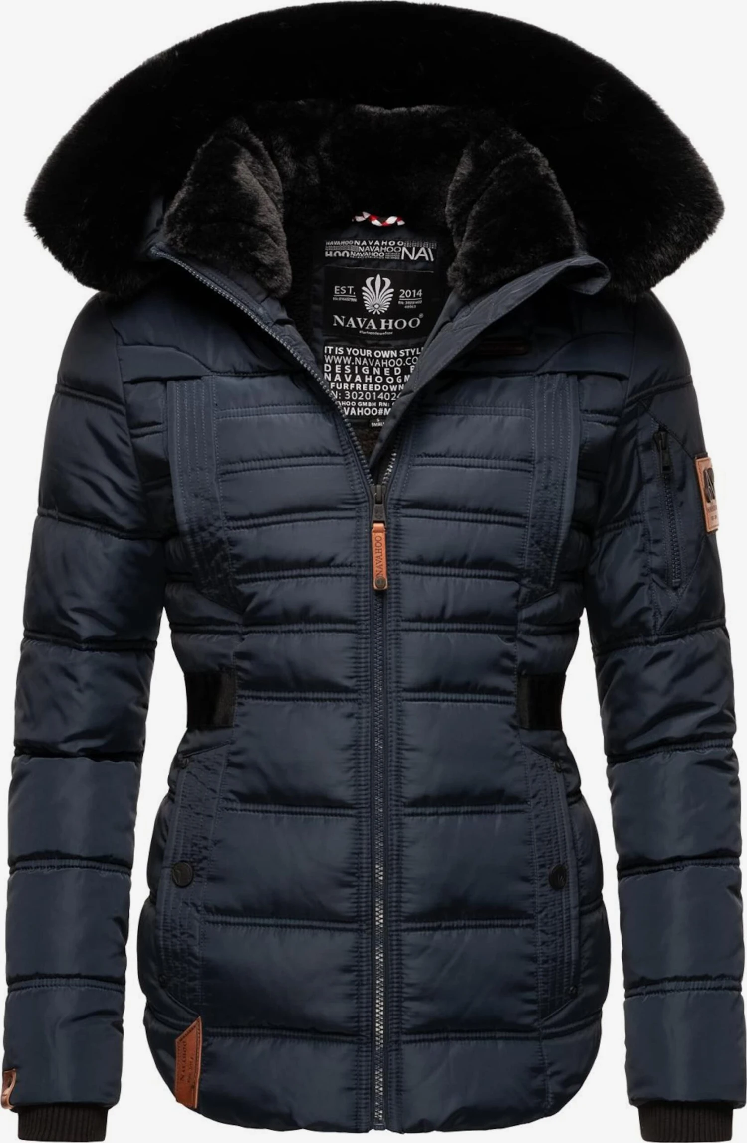 Navahoo Winterjassen Winterjas Melikaa Dames Navy 1 Navahoo Winterjassen Winterjas Melikaa Dames Navy