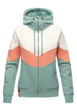 Navahoo Sweater Met Rits - Dusty Mint Melange -Navahoo Mode Exporteren Winkel 38480e62cbbb417a800fb149fd00449a