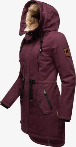 Navahoo Parkas Winterparka Bombii Dames Bordeaux -Navahoo Mode Exporteren Winkel 3b6417b6da2733954409bf35fd57300c