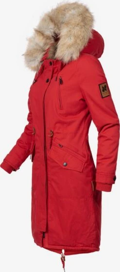 Navahoo Parkas Winterparka Kin-Joo Dames Vuurrood -Navahoo Mode Exporteren Winkel 3ec58395cdd6608f55aacb898d4387c6