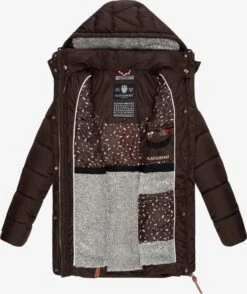 Navahoo Wintermantels Wintermantel Dalie Dames Chocoladebruin -Navahoo Mode Exporteren Winkel 40325106067e15e0a7f1b7e46a26adb9