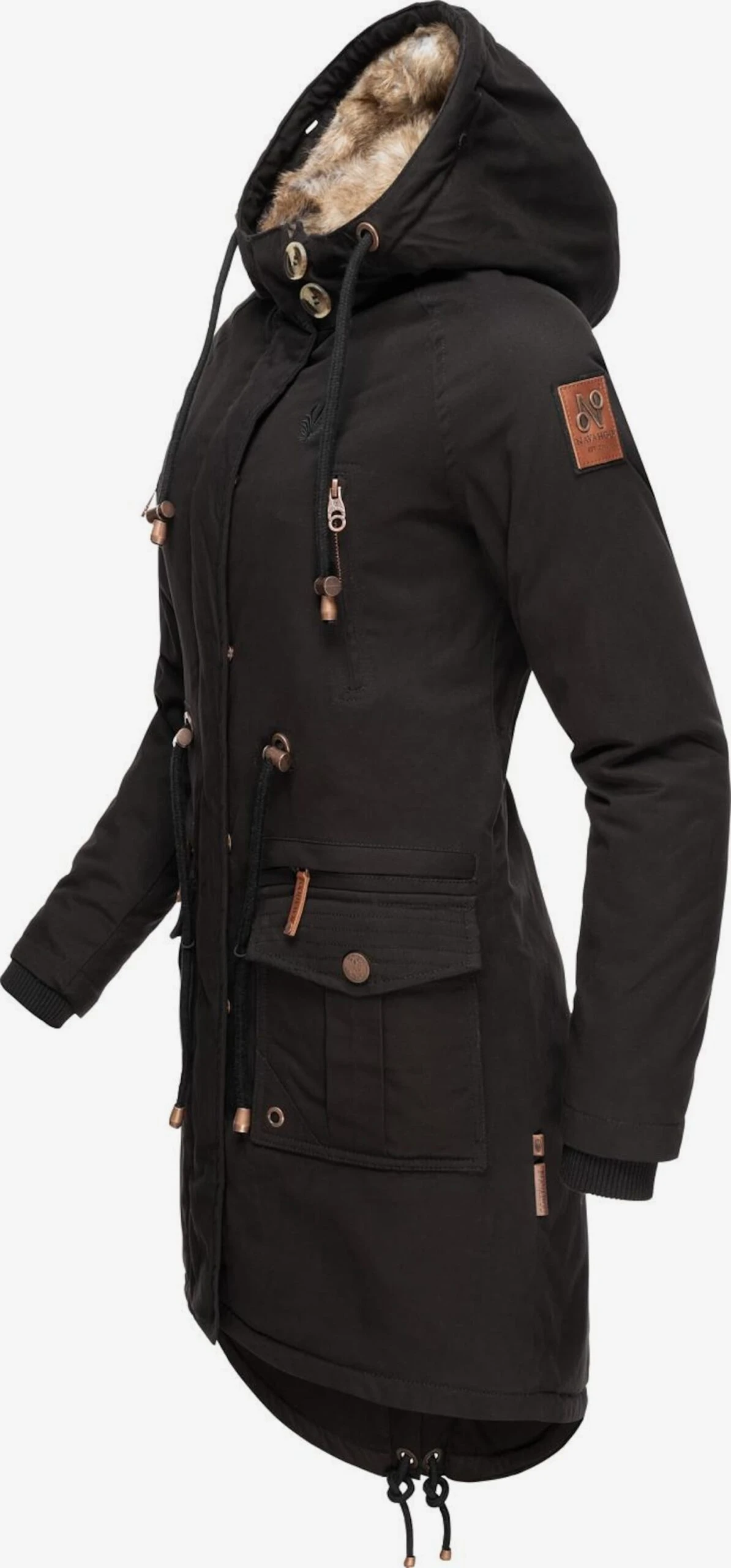 Navahoo Parkas Winterparka Rosinchen Dames Zwart 4 Navahoo Parkas Winterparka Rosinchen Dames Zwart - Afbeelding 4