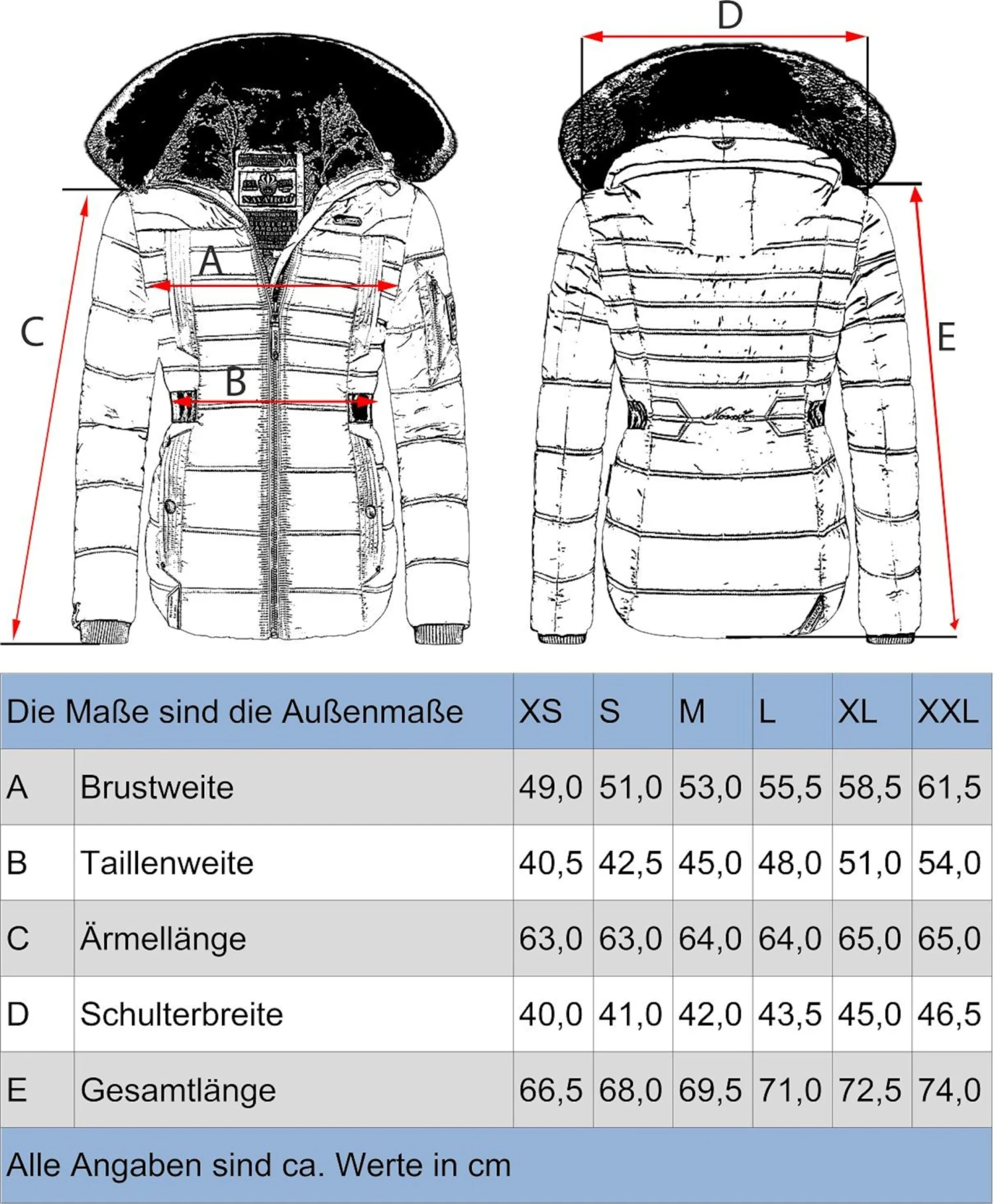 Navahoo Winterjassen Winterjas Melikaa Dames Navy 6 Navahoo Winterjassen Winterjas Melikaa Dames Navy - Afbeelding 6