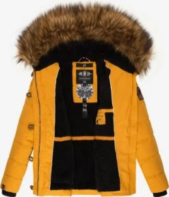 Navahoo Winterjassen Winterjas Zoja Dames Geel -Navahoo Mode Exporteren Winkel 430504a9fccb64373a50a080eea345d7