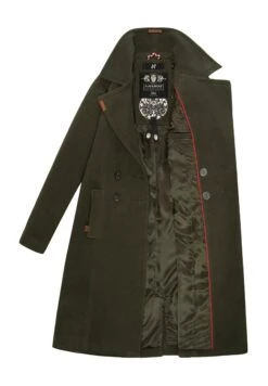 Navahoo Wooly - Halflange Jas - Dark Green -Navahoo Mode Exporteren Winkel 43ba2ed174db4564bf1ec688278eb526