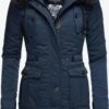 Navahoo Parkas Winterparka Dames Donkerblauw