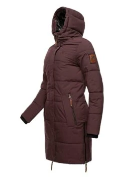 Navahoo Halina - Winterjas - Dark Red Melange -Navahoo Mode Exporteren Winkel 440e82f9b0ec4a5a965adb76477487e4