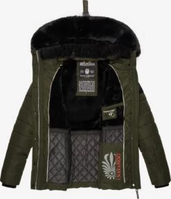 Navahoo Winterjassen Winterjas Milianaa Dames Kaki -Navahoo Mode Exporteren Winkel 441803b4625b7ad42067788b5f2d89f1