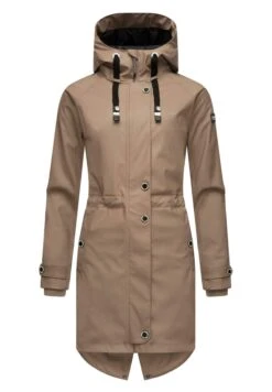Navahoo Rainy Flower - Parka - Taupe -Navahoo Mode Exporteren Winkel 44580862bbdd4f1bae853f6b8a1e5cd9