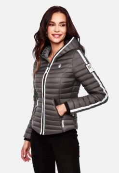 Navahoo Tussenjassen Tussenjas Kimuk Dames Donkergrijs -Navahoo Mode Exporteren Winkel 45346abeec83a215018678147302a2a4