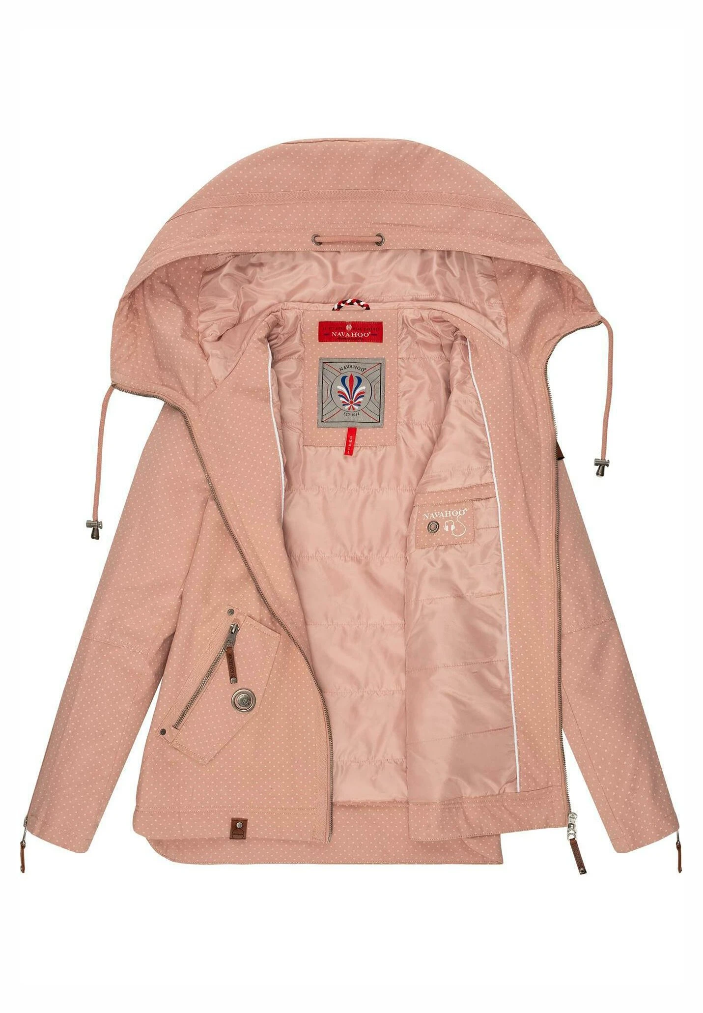 Navahoo Wekoo - Parka - Light Rose Dots 3 Navahoo Wekoo - Parka - Light Rose Dots - Afbeelding 3