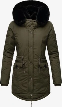 Navahoo Parkas Winterparka Sweety Deluxe Dames Kaki -Navahoo Mode Exporteren Winkel 49c0bf552d51cf012af04313ea1e45ab
