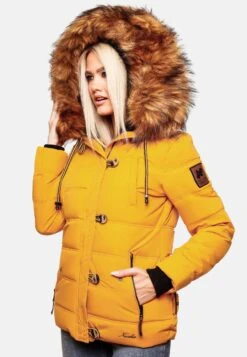 Navahoo Winterjassen Winterjas Zoja Dames Geel -Navahoo Mode Exporteren Winkel 4a6b6a27b1a135fe48d584499fa9aaf6