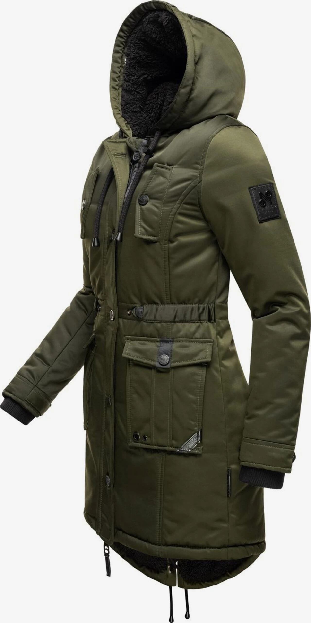 Navahoo Parkas Winterparka Luluna Dames Olijfgroen 4 Navahoo Parkas Winterparka Luluna Dames Olijfgroen - Afbeelding 4